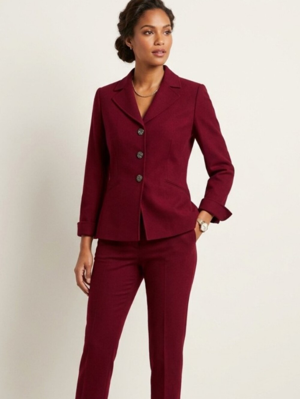 Tahari Arthur S. Levine Red Blazer Jacket Size 8